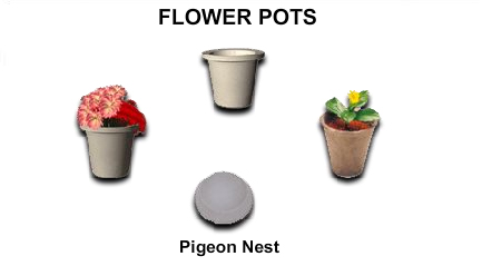 flower pots